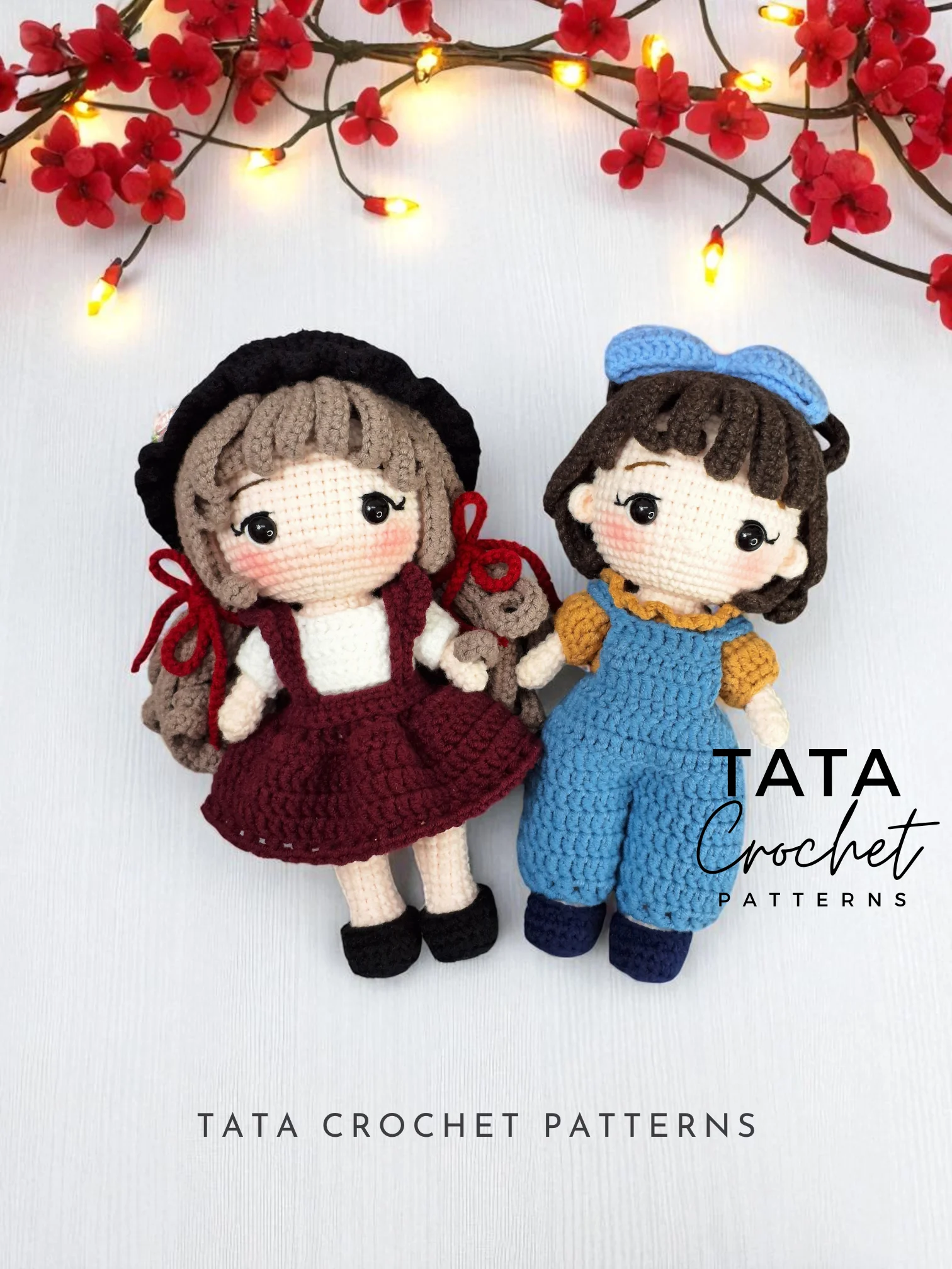 Chibi Doll Amigurumi Crochet Pattern | Mix and Match Clothes and Hair Bundle | Digital Download PDF product image (8)