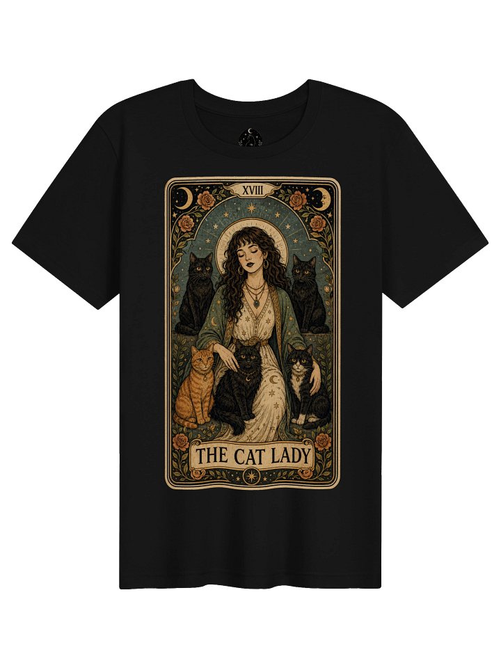 The Cat Lady Tarot Card T-Shirt product image (2)