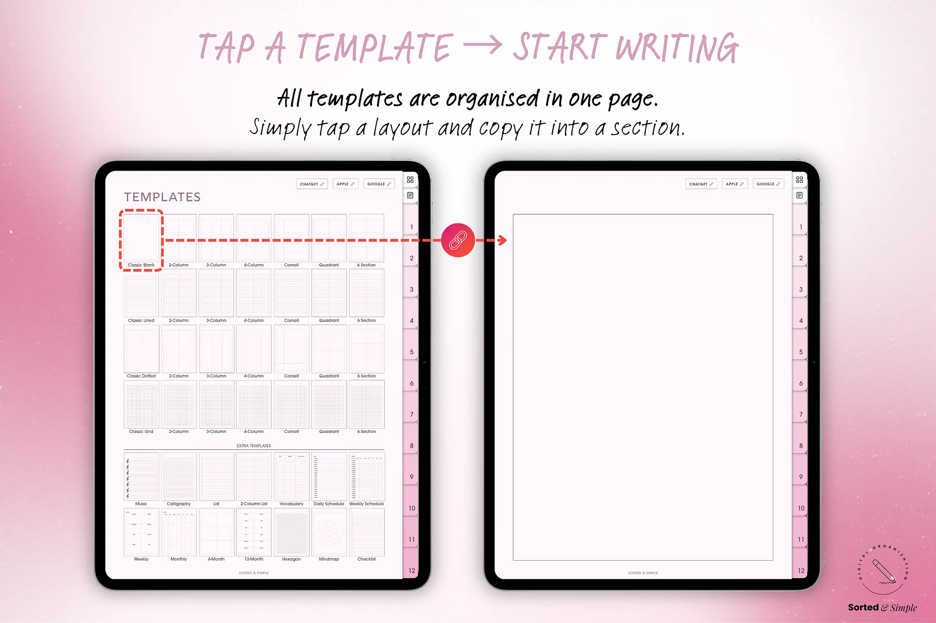 Smart Digital Notebook - Pastel Pink product image (6)