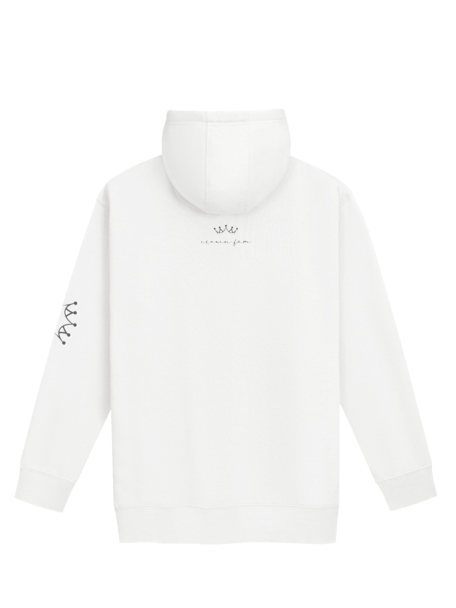 Crowned Royal Panda Unisex Hoodie(B/W Logo) product image (17)