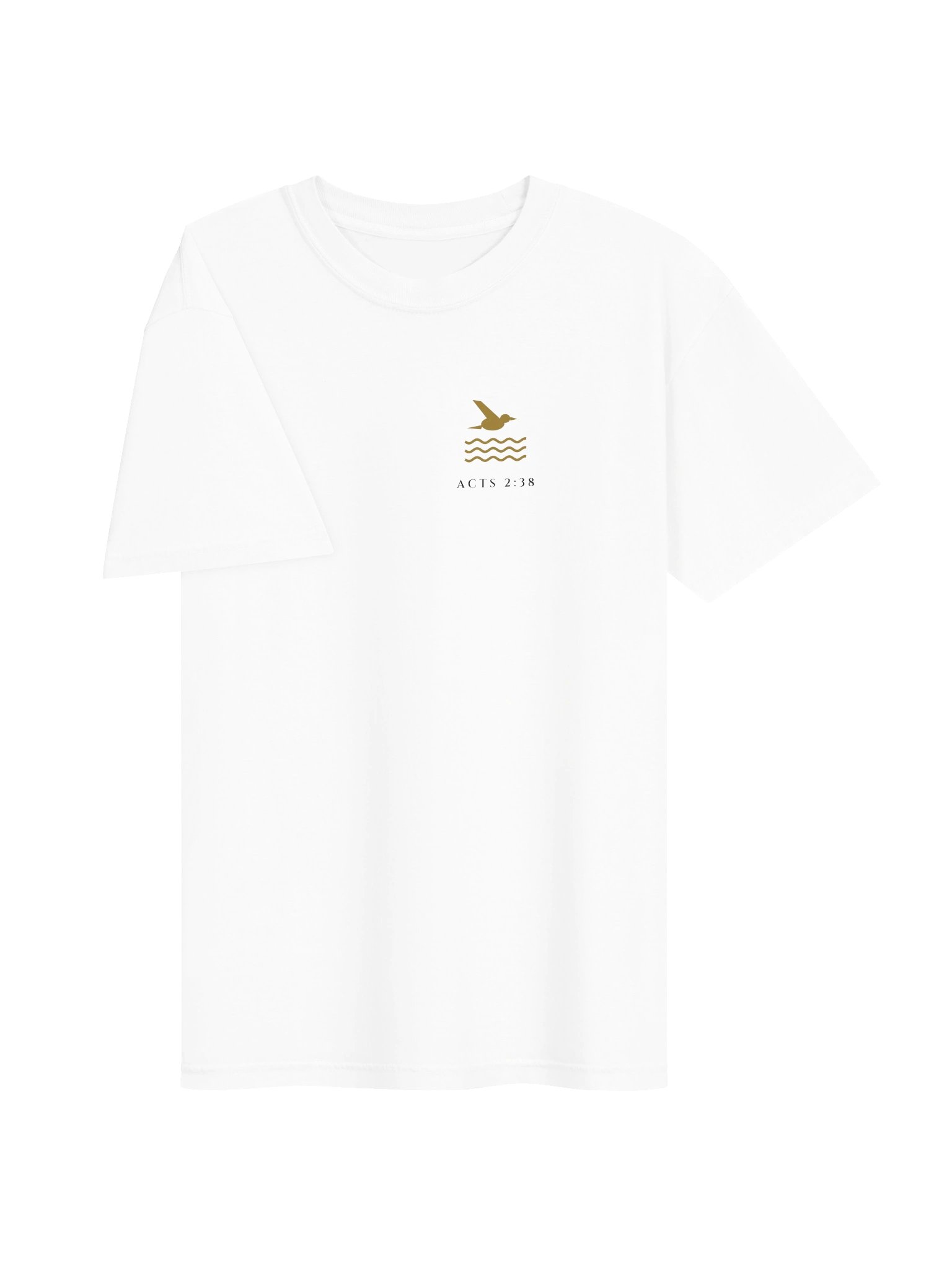 Acts 2:38 Tee - White product image (3)