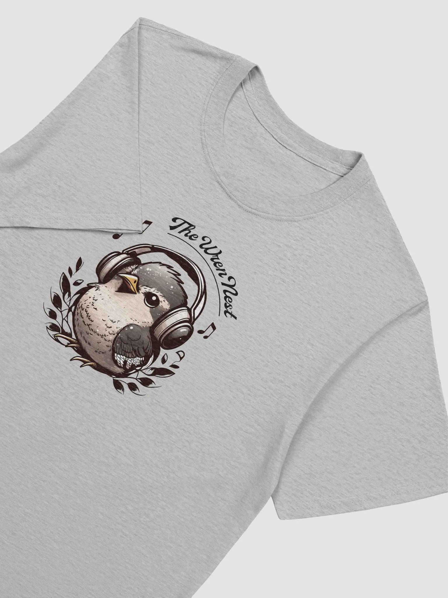 Wren Nest T-shirt front & back (light) product image (6)