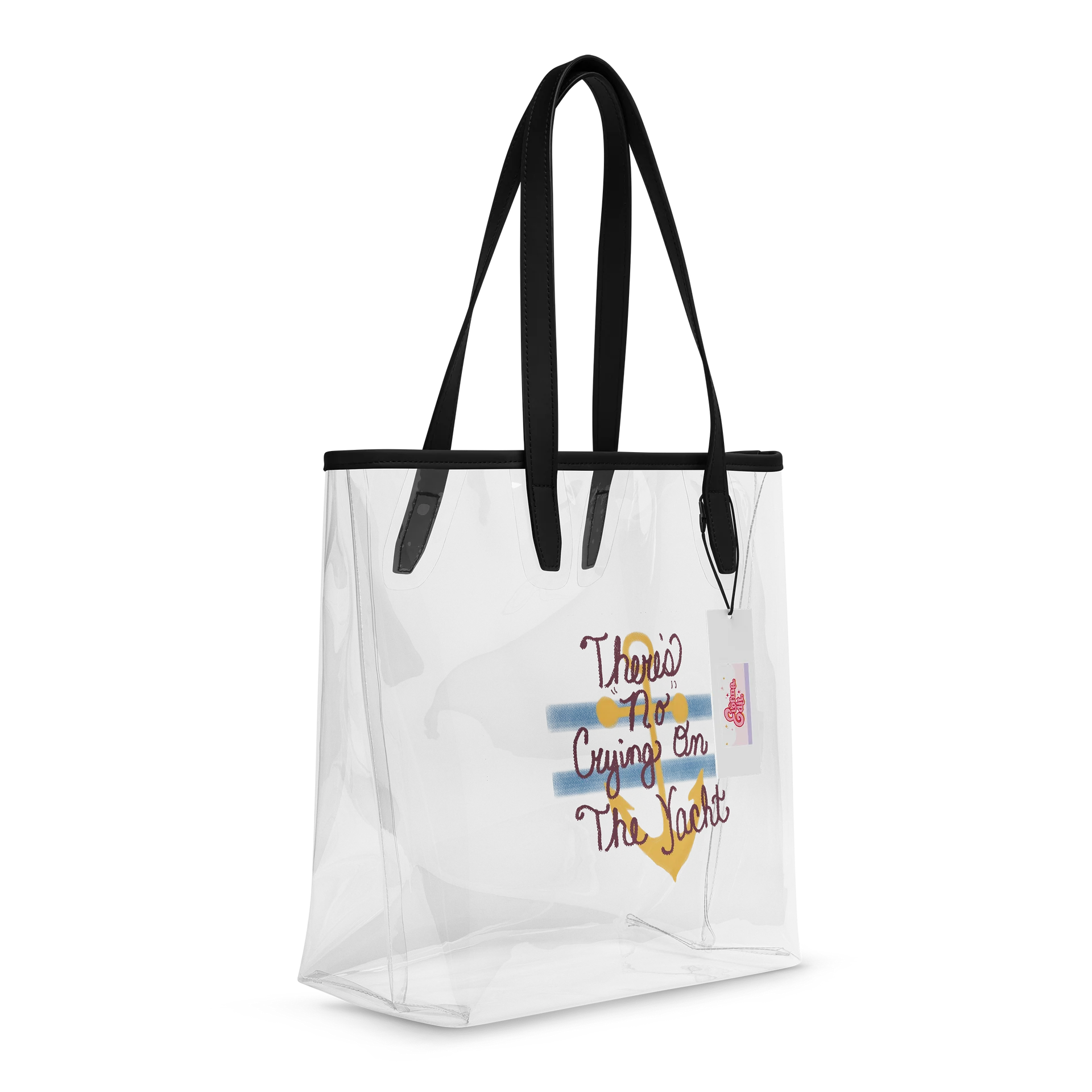 Theres NO Crying on the Yacht Clear Tote Bag product image (3)