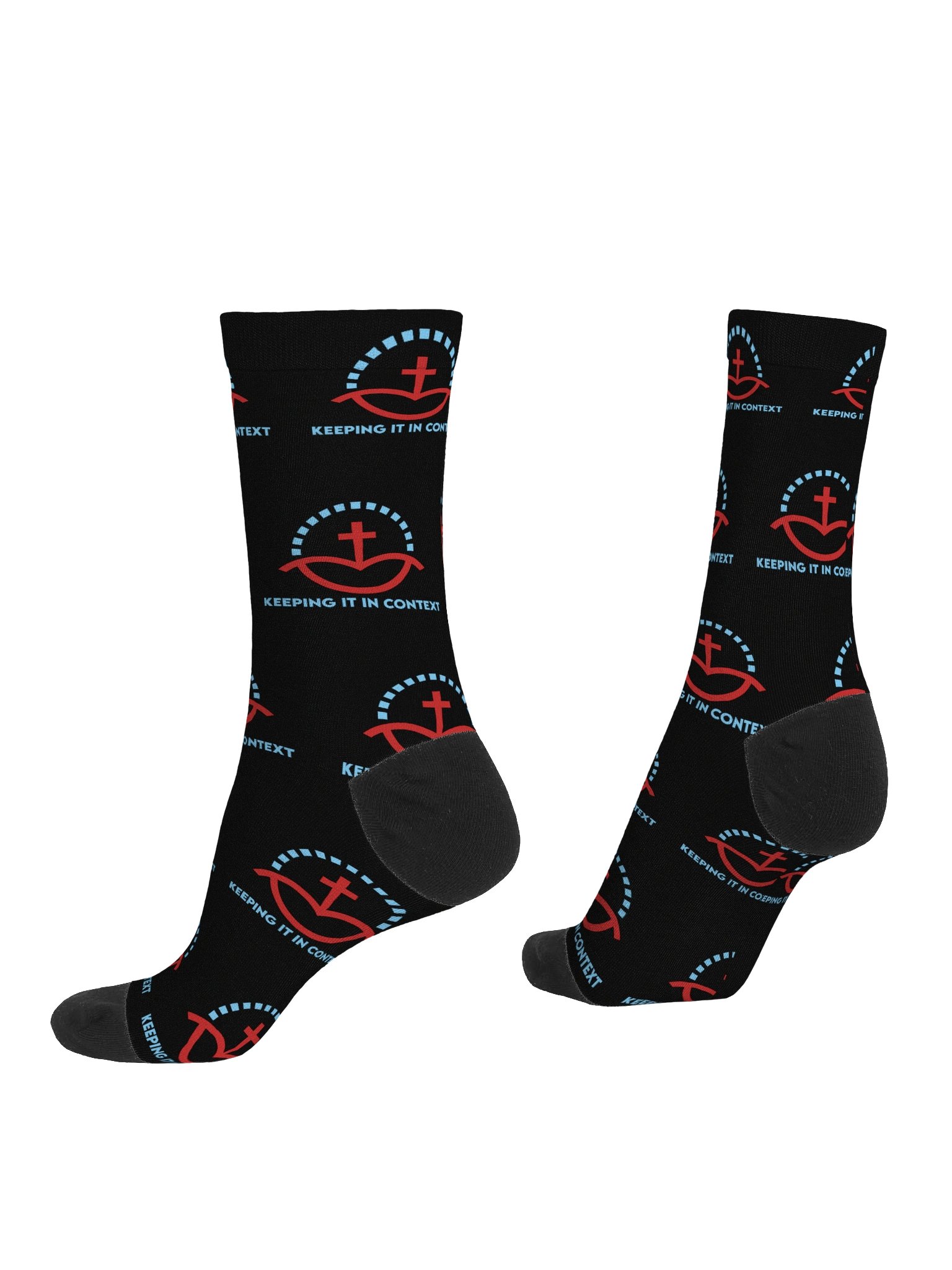 Keeping It In Context Logo Crew Socks product image (4)