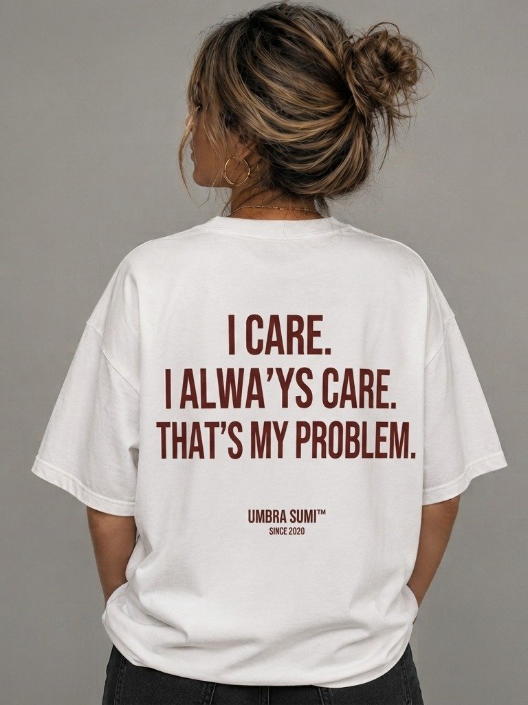I Care I Always Care Unisex Statement T-Shirt product image (2)