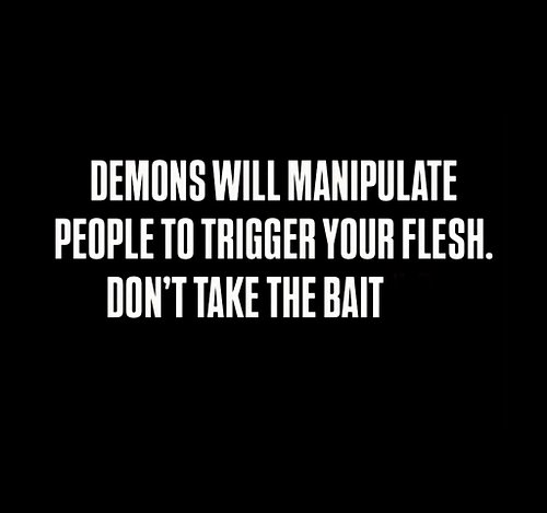 When you are at the edge of breakthrough the enemy will send someone to piss you off and arouse your flesh so that you open d...