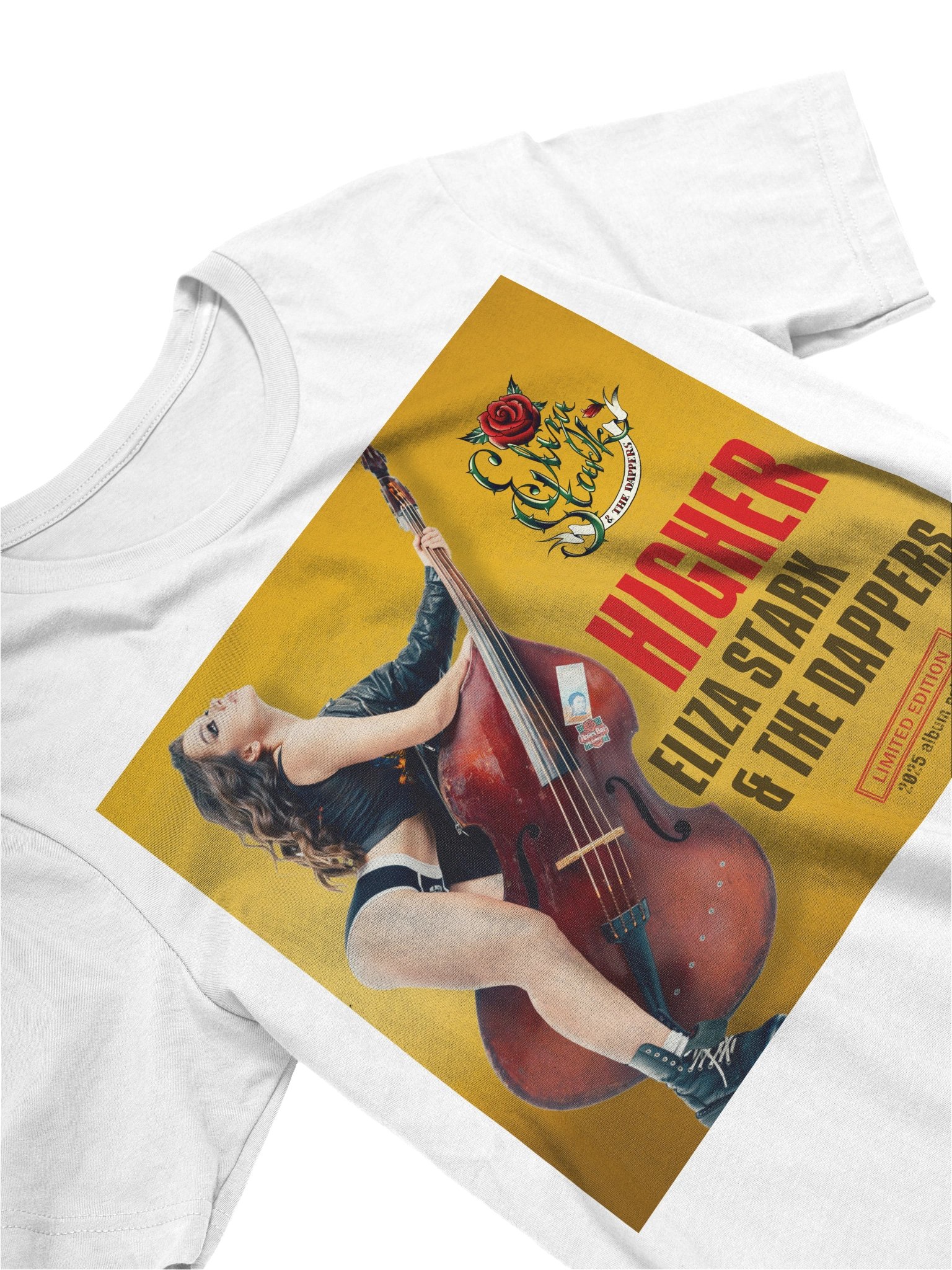 Higher Tee - White (Woman's Fit) product image (3)