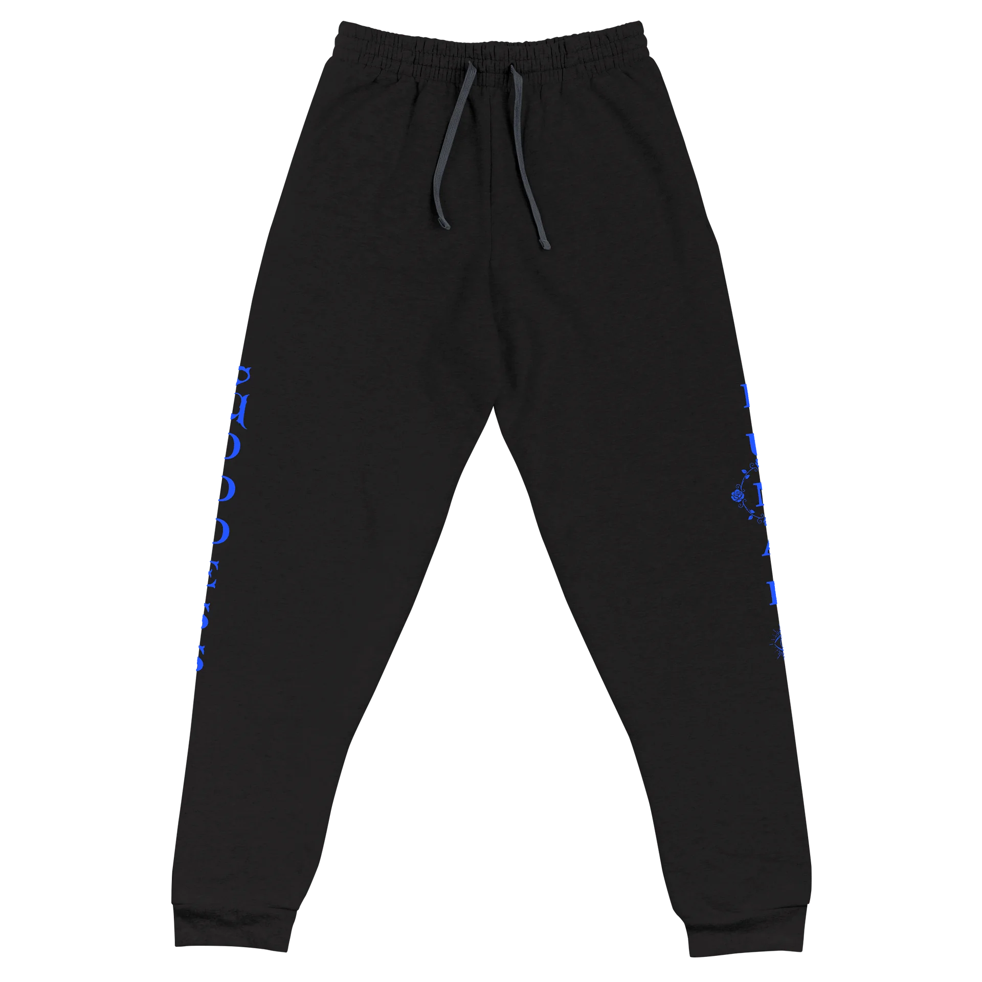 Neon Blue “Lunar Goddess” Women’s Luxury Celestial Joggers product image (9)