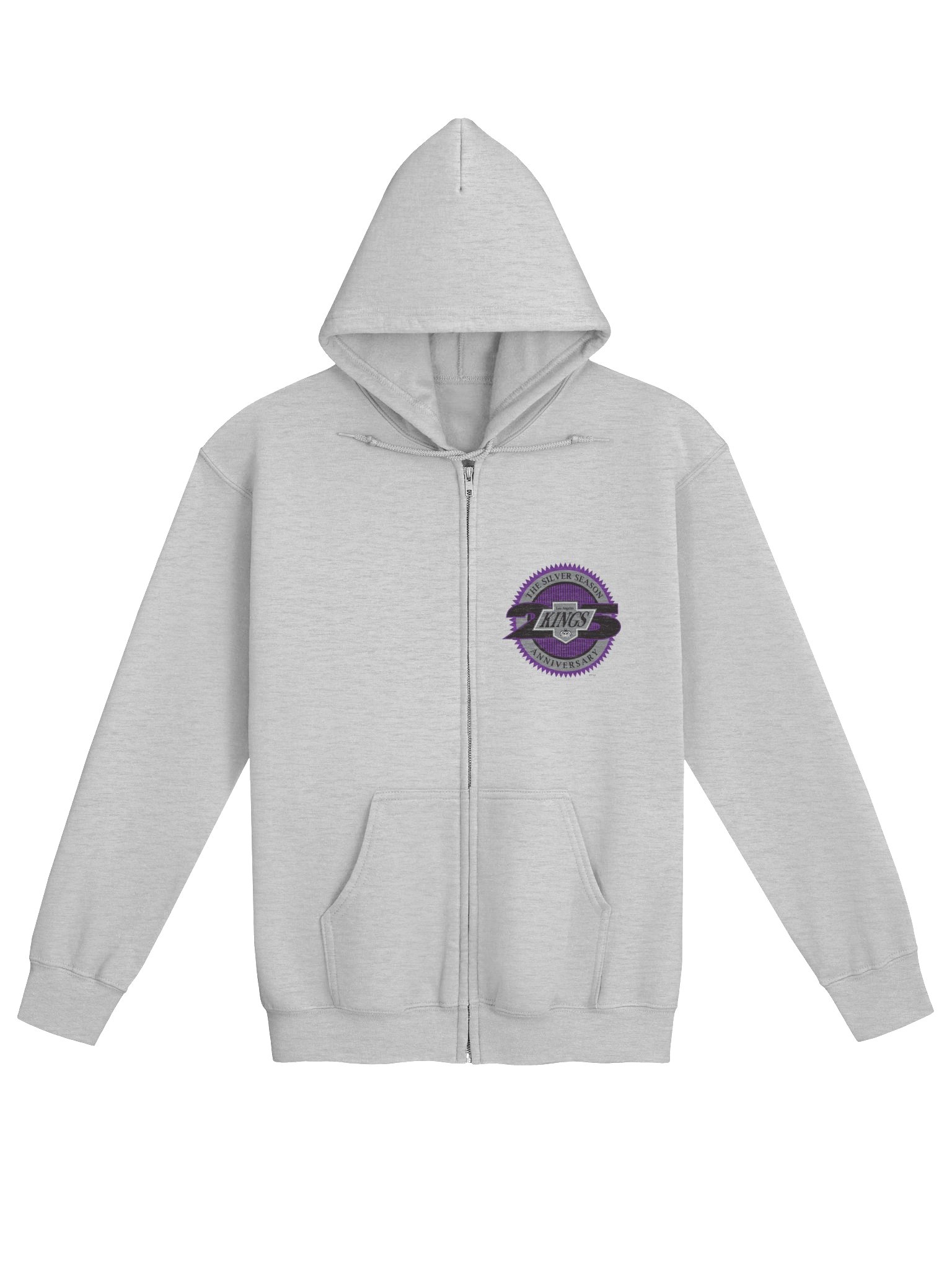 Los Angeles Kings Silver Season Zip Hoodie product image (1)