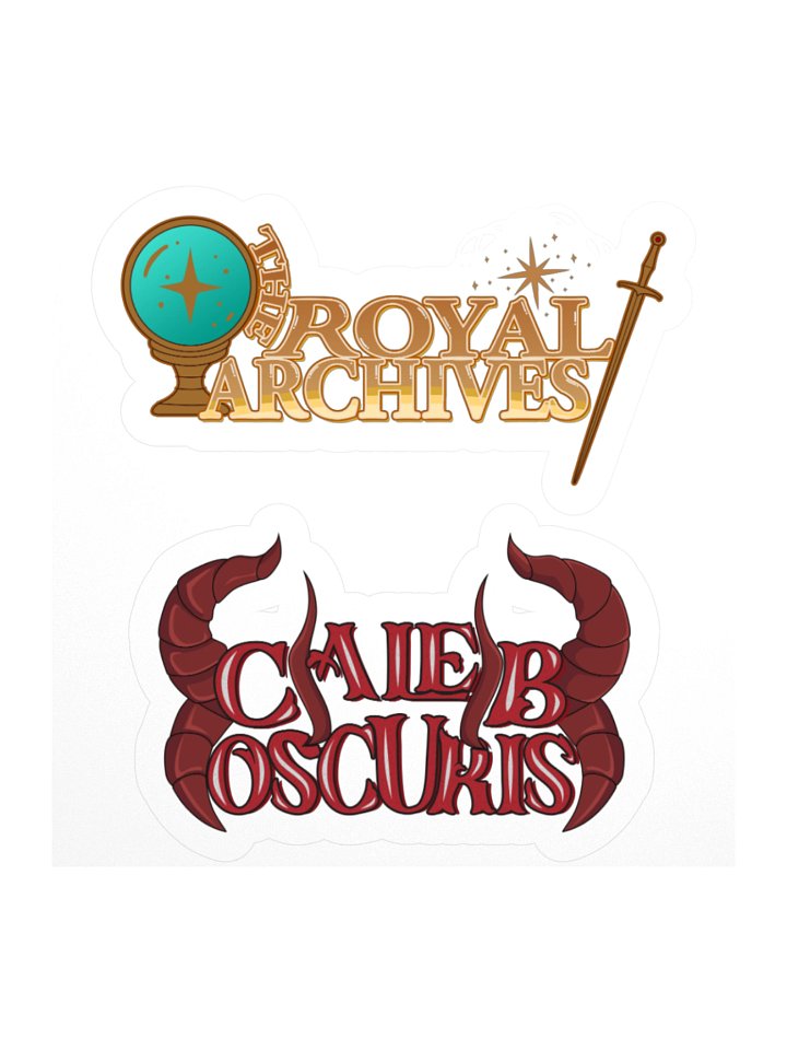 Dual Logo Stickers product image (1)