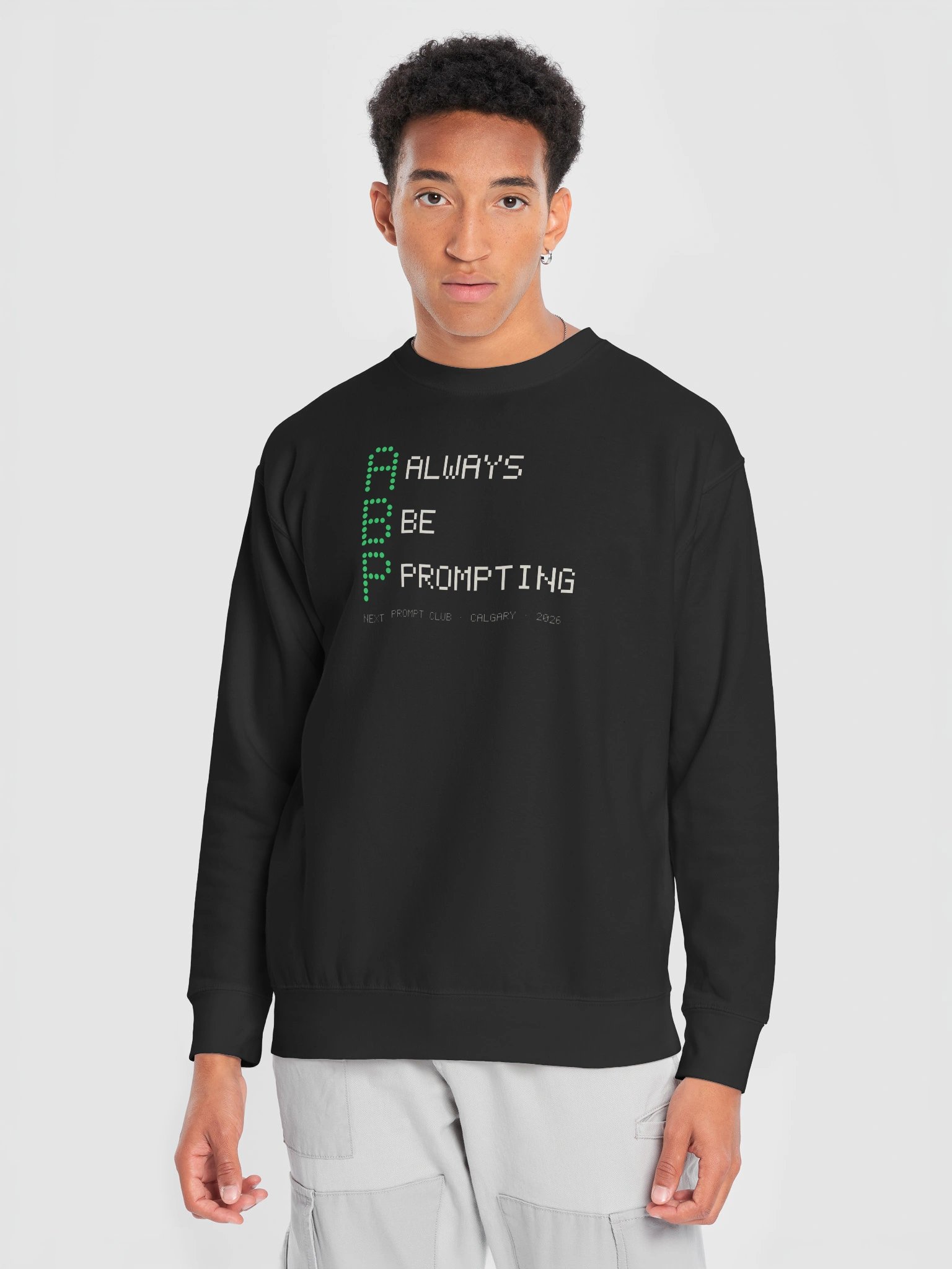 Next Prompt Club Crewneck — A/B/P product image (5)