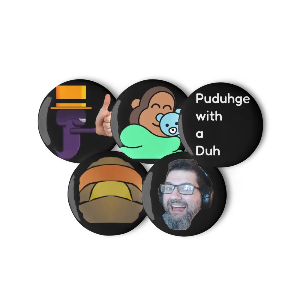 Puduhge With A Duh Pin Button Set product image (11)