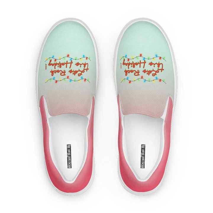 Lets Rock This Holiday Women's Canvas Shoes product image (1)