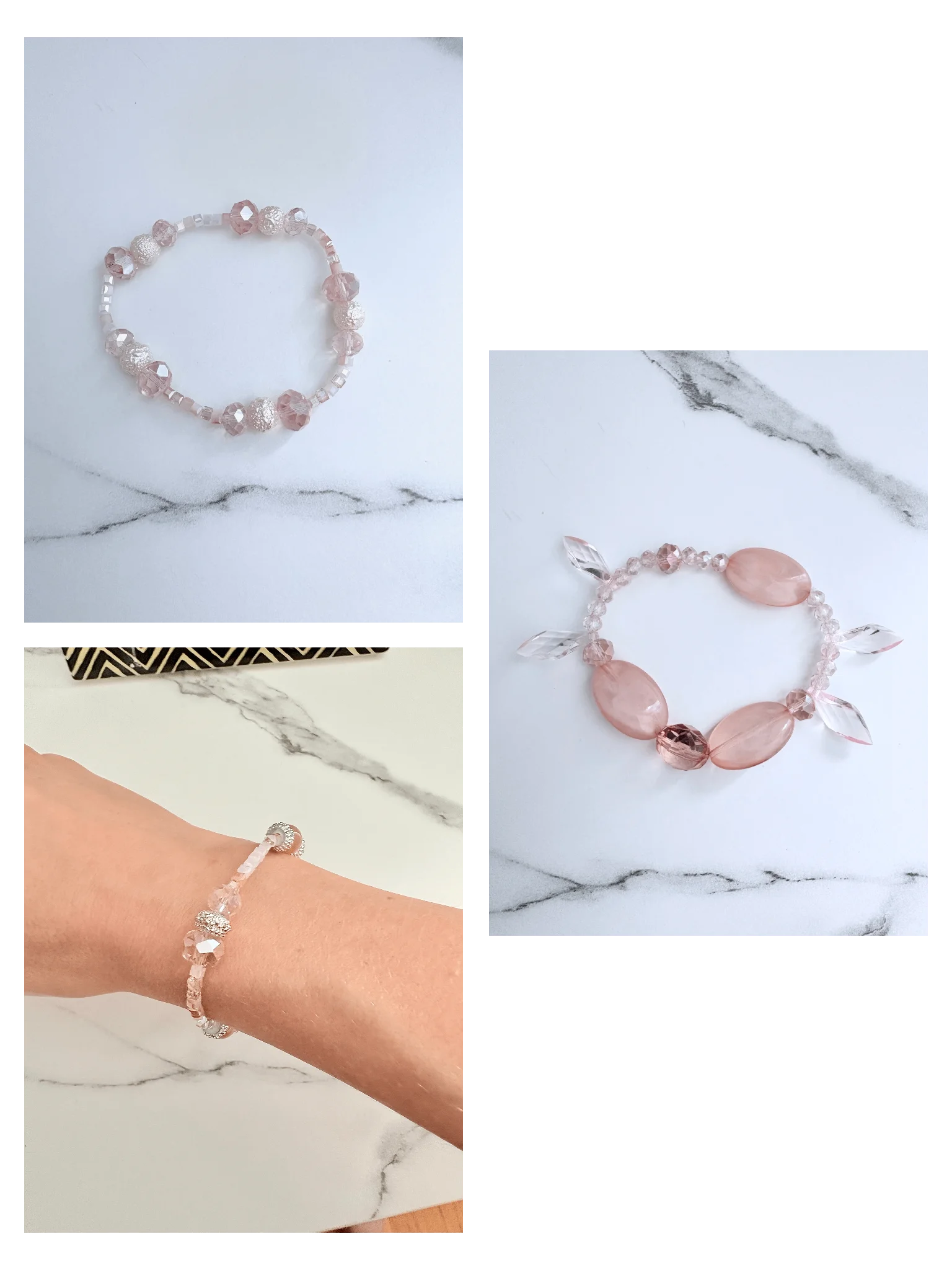 Blush Whisper (3) Stretch Bracelets Bundle product image (1)
