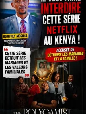 🎬 Une série Netflix peut-elle réellement détruire des mariages ? Au Kenya, un haut responsable politique réclame l'interdiction de The Polygamist, estimant que cette fiction menace les valeurs familiales. Pourtant, la série connaît un énorme succès sur le continent africain. 👉 Selon vous, une série peut-elle influencer la vie des couples ou chacun reste libre de faire ses propres choix ? 💬 Donnez votre avis. #Kenya #Netflix #ThePolygamist #Afrique #NouPiPrew #Actualité #Culture #Débat