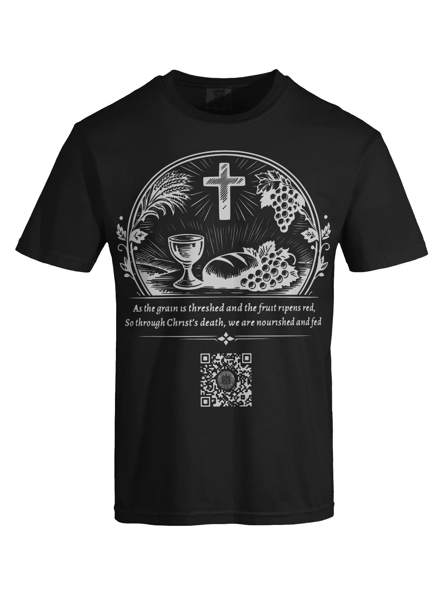 Nourishment Through Suffering (White on Black/Color) product image (7)