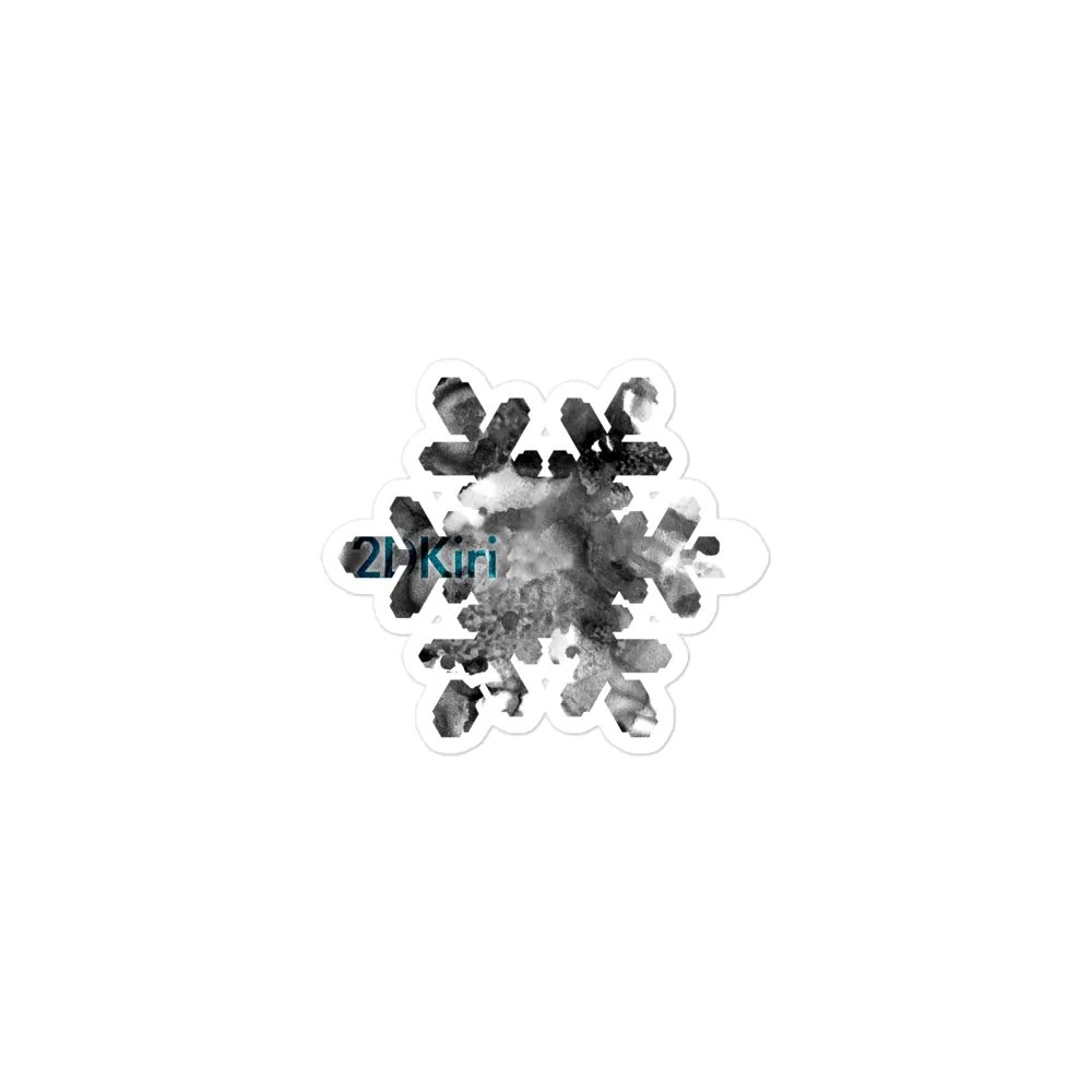 Grey Snowflake Magnet product image (1)