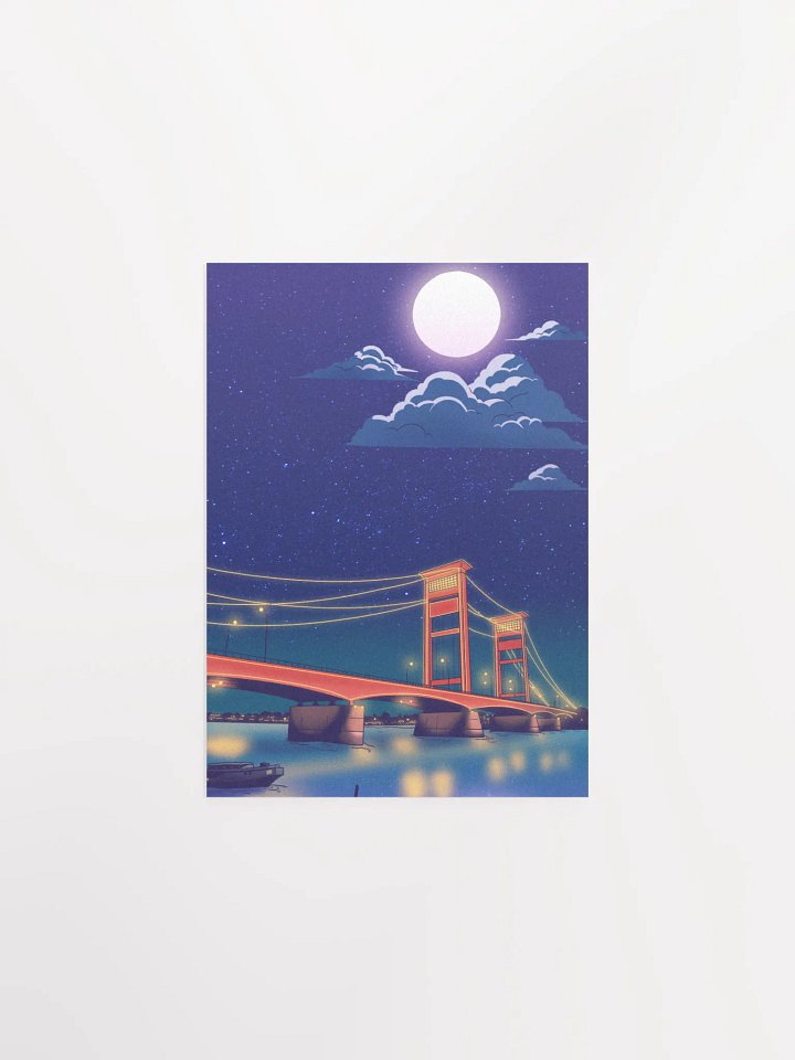 Starry Night Bridge Poster product image (1)