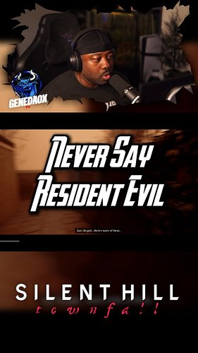 Never Say Resident Evil in Silent Hill Townfall 😂 #silenthilltownfall #residentevil #gaming