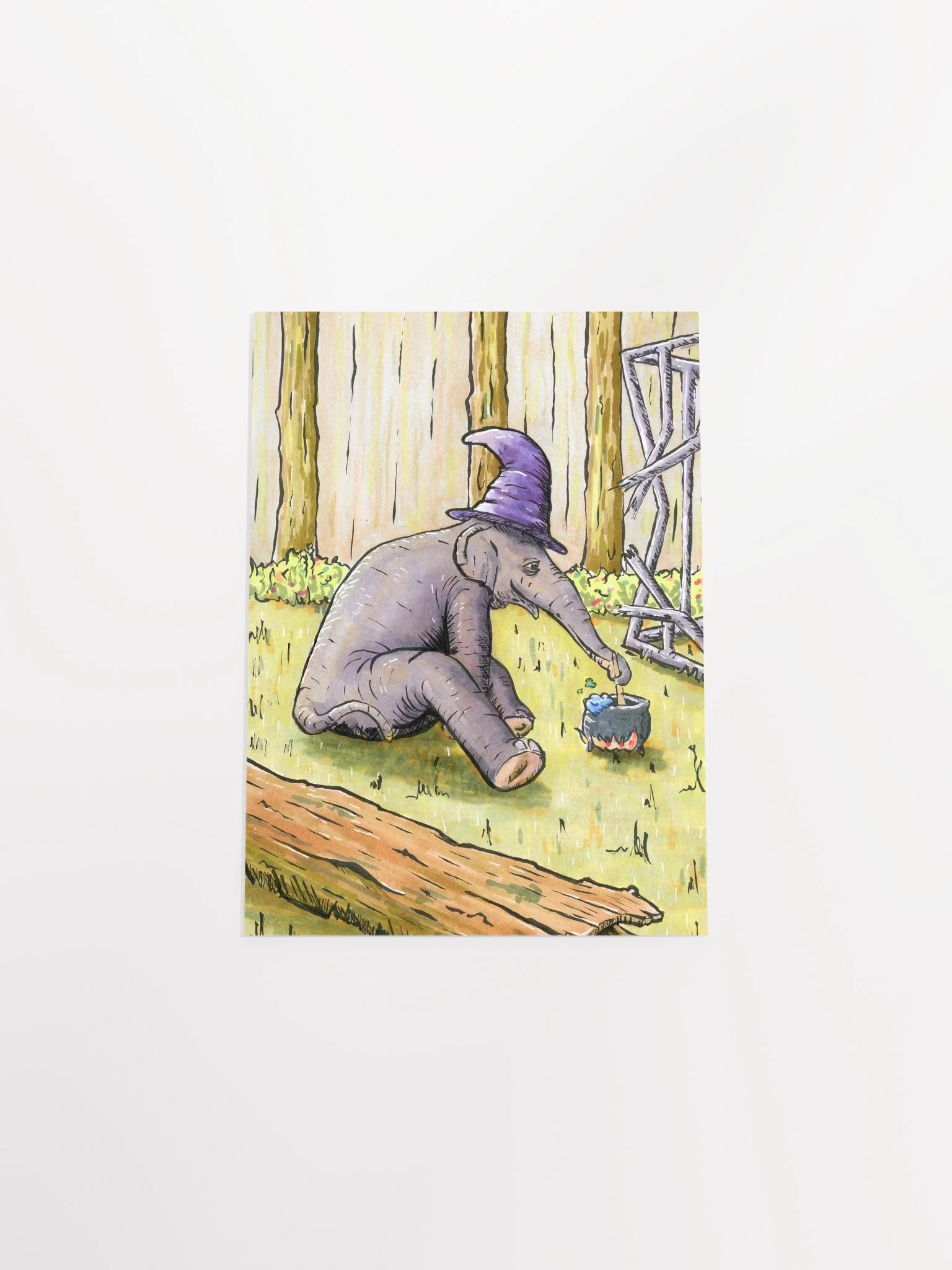 Elephant Witch Print product image (4)