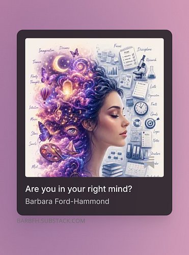 Have you ever heard the saying, ‘Not in his/her right brain’?

Some people call the left side the thinker and the right the e...