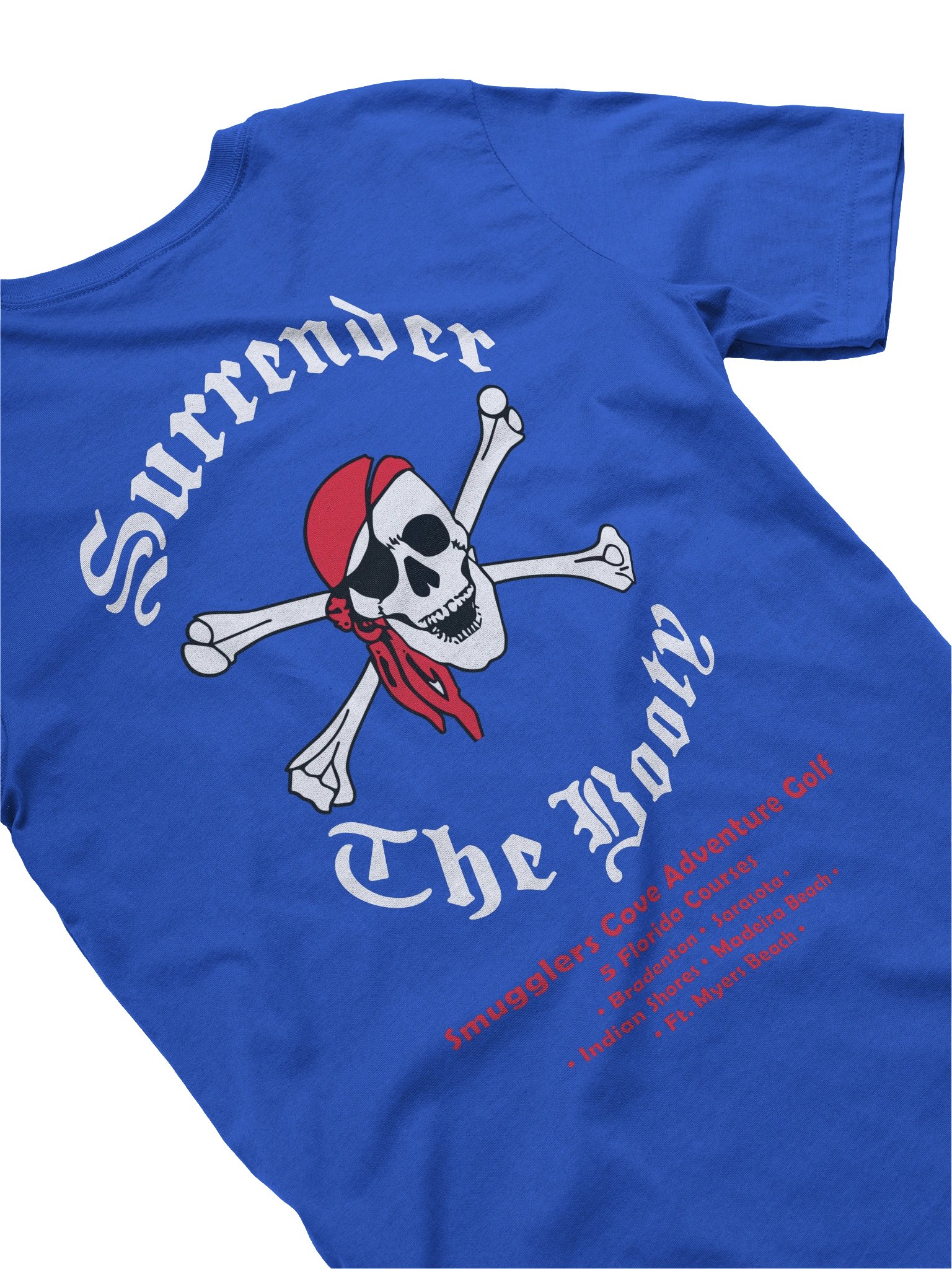 "Surrender the Booty" Cotton Tee - Back Graphic product image (40)