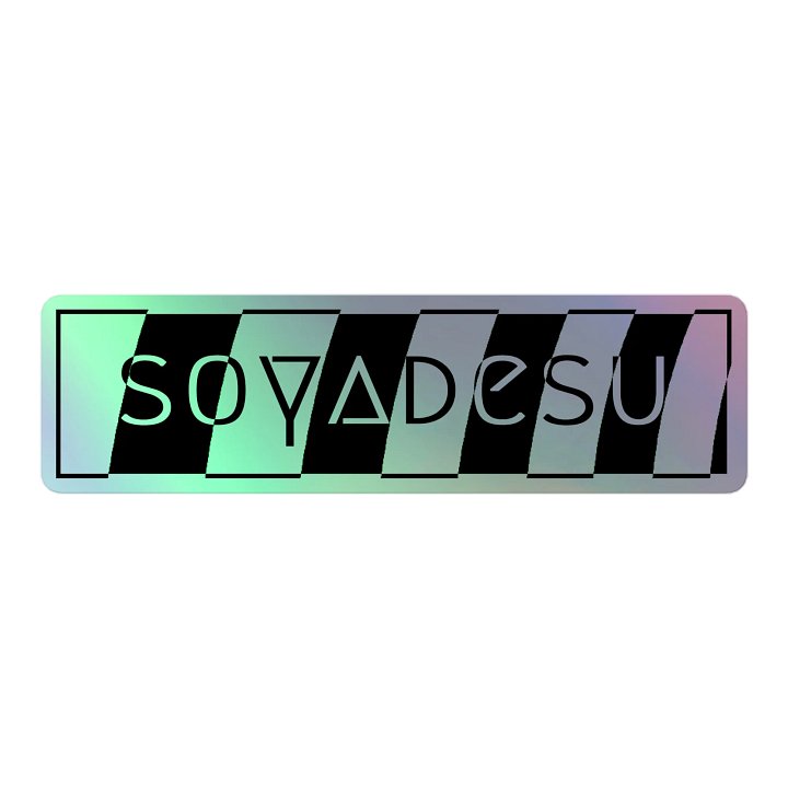 ULTRA RARE* SHINY(!) SOYADESU LOGO STICKER product image (1)