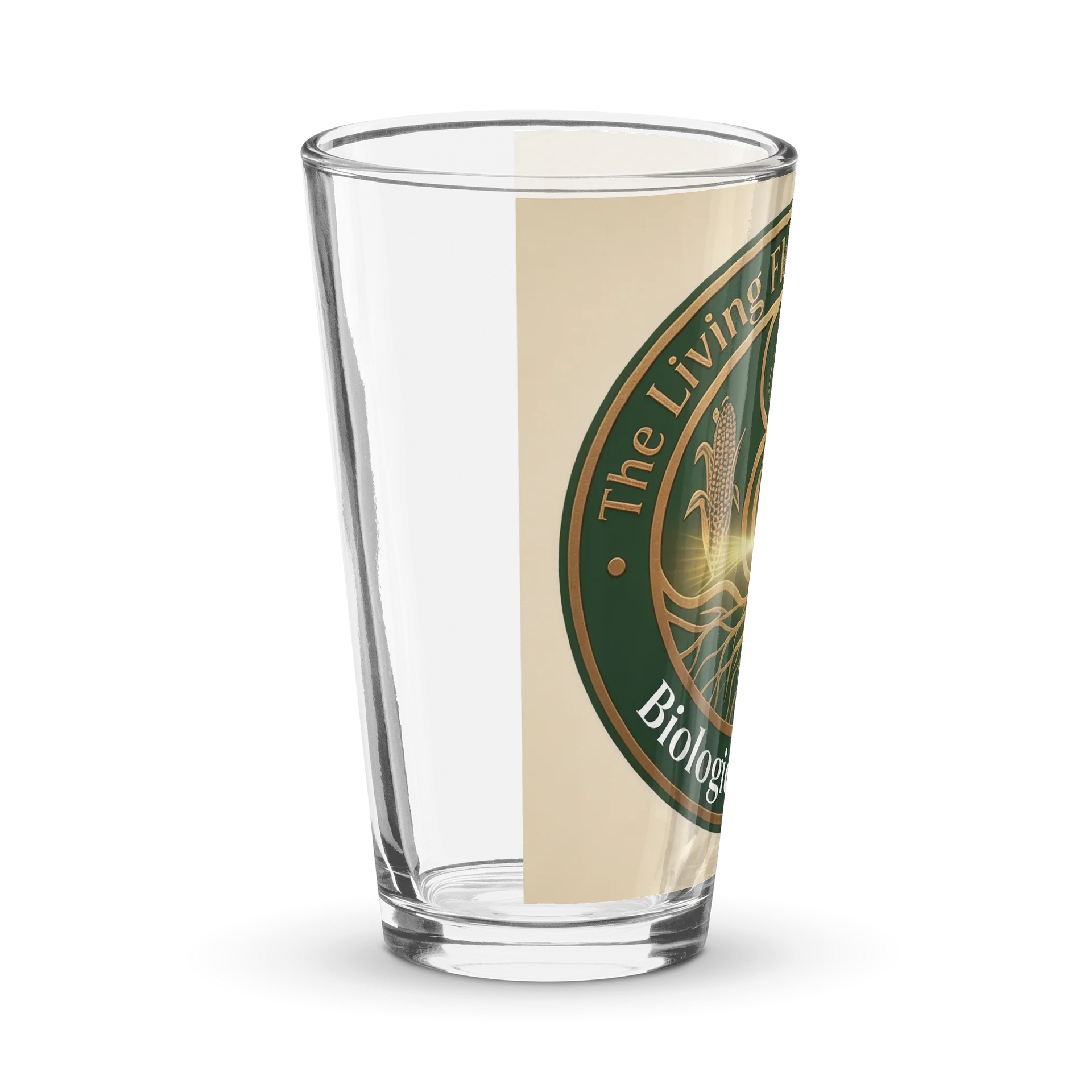 Living Flow Apothecary Botanical Logo Pint Glass product image (3)