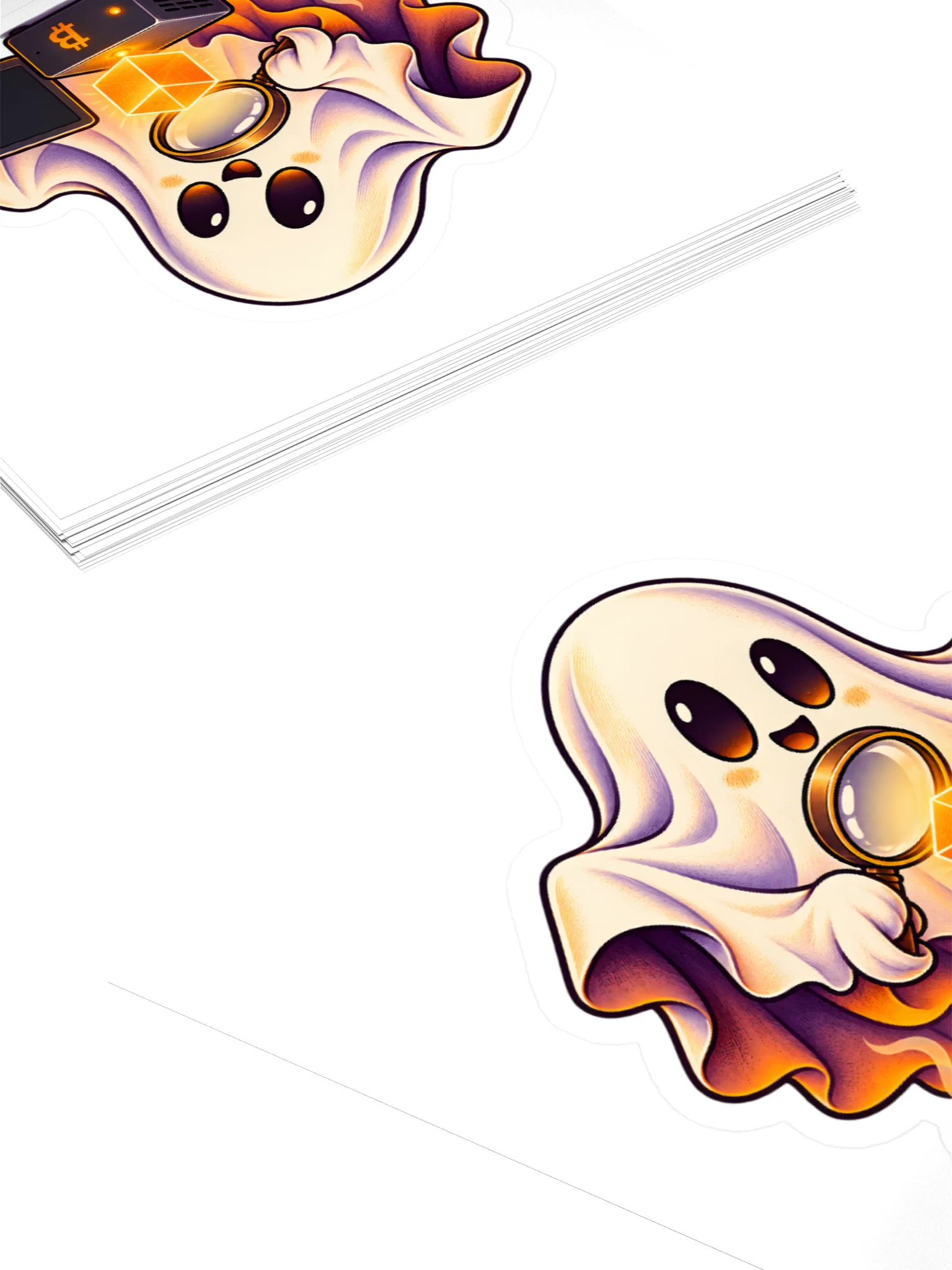 Ghost in the Node Bitcoin Halloween Sticker product image (7)
