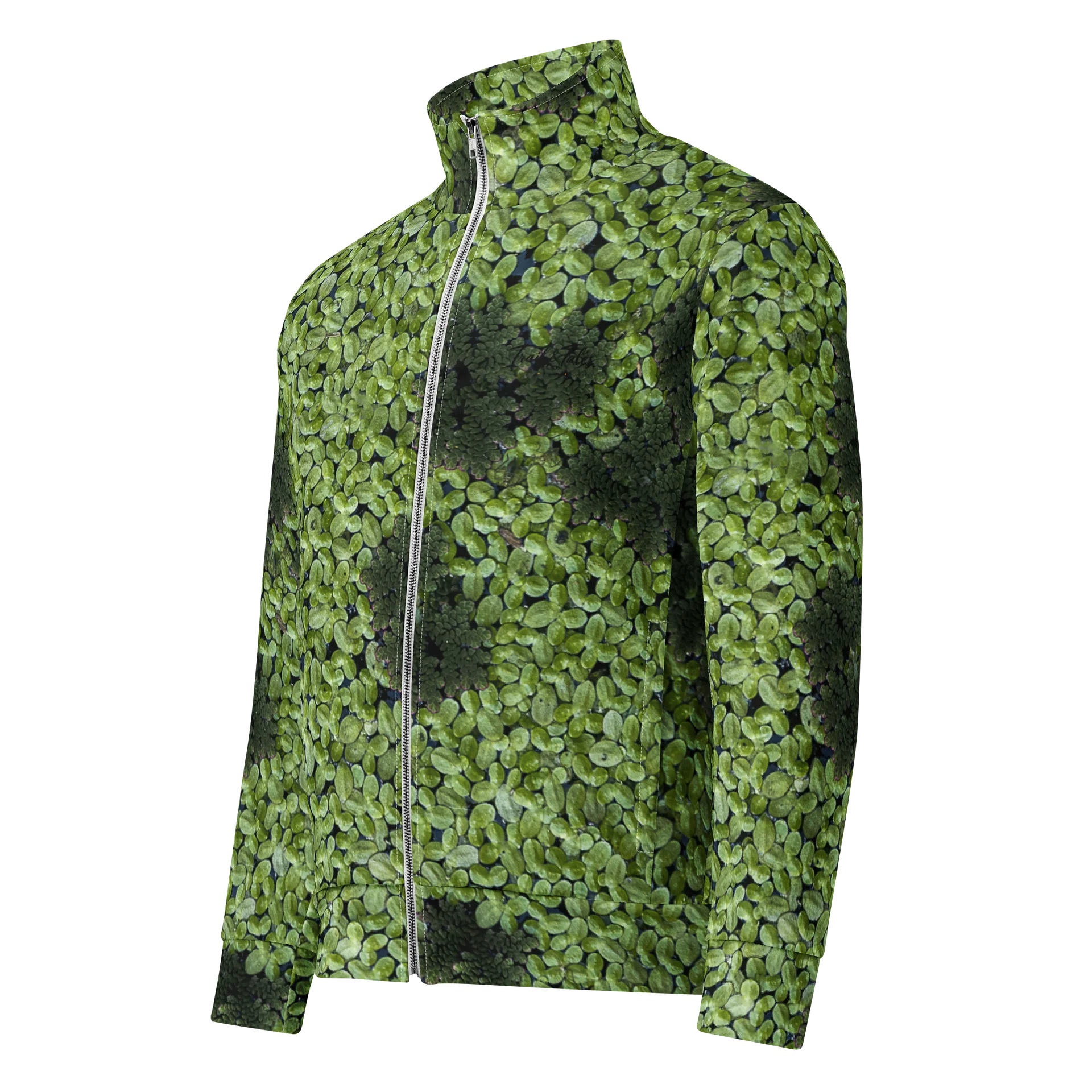 Verdant Life Recycled Unisex All-Over Print Botanical Track Jacket product image (1)