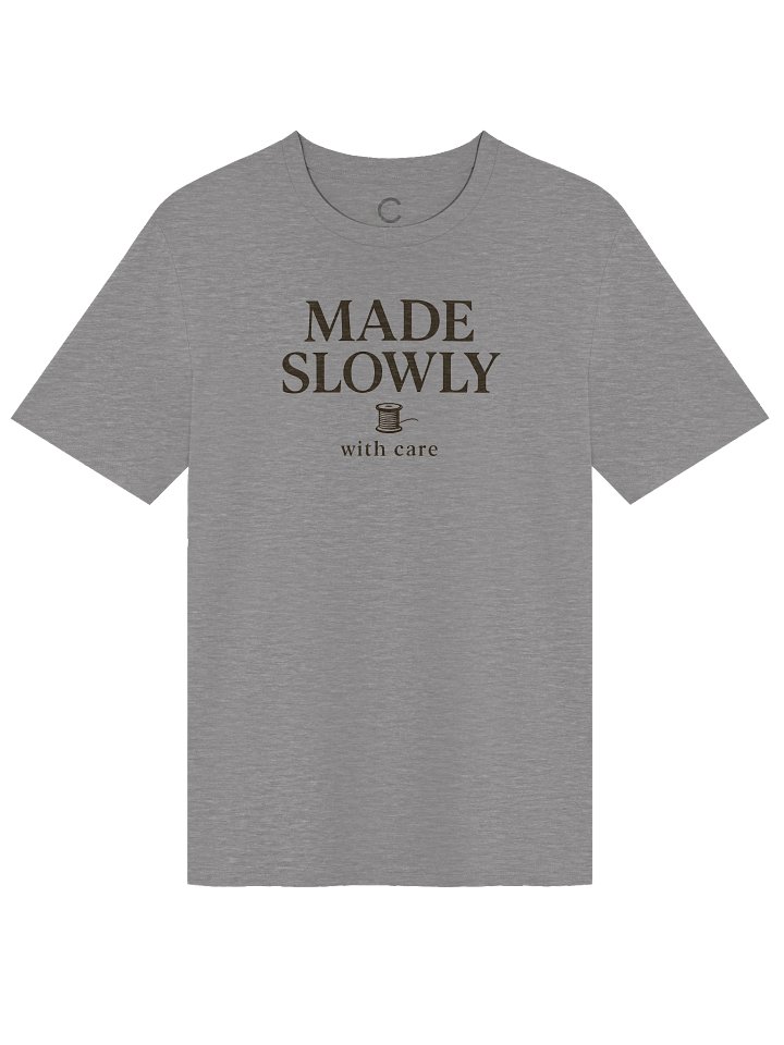 Heritage Goods: "Made Slowly With Care" Organic T-Shirt product image (4)