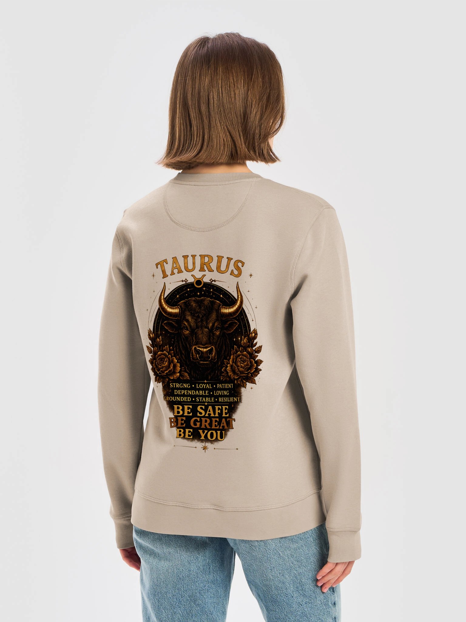 Taurus “Strength in Every Step” Premium Zodiac Crewneck product image (6)