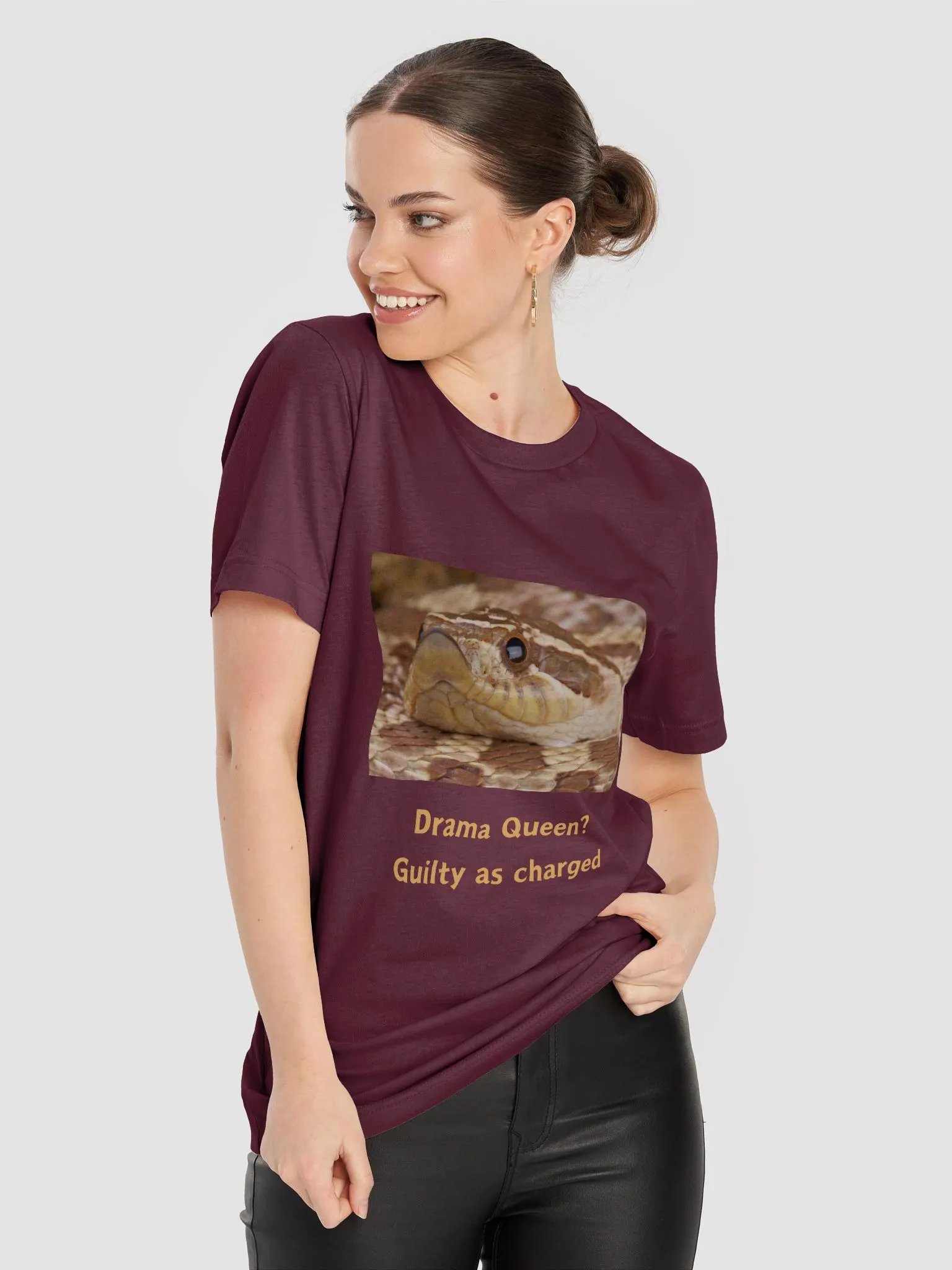 Drama Queen Hognose Snake T-shirt product image (4)