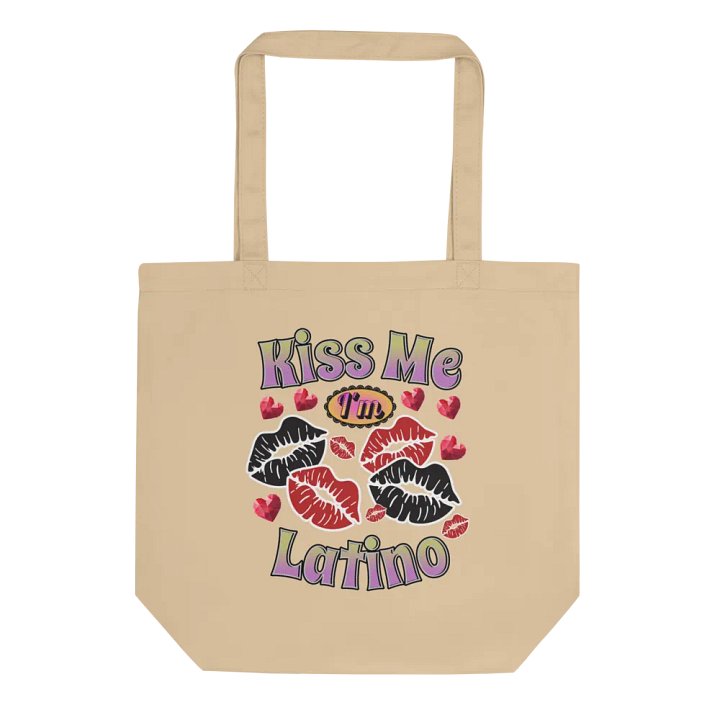 Kiss Me Im Latino Love Eco Tote Bag product image (1)