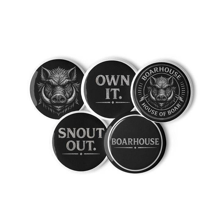 BOARHOUSE Mark Set – 2.25” Button Pack product image (1)