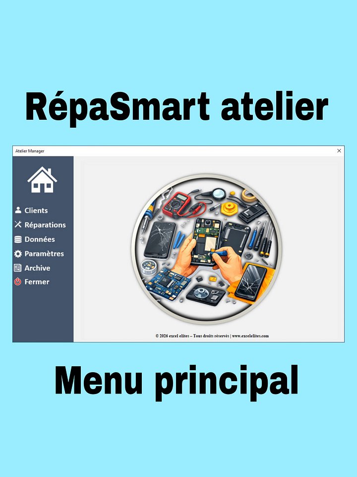 Logiciel de Gestion de Réparations téléphones product image (1)