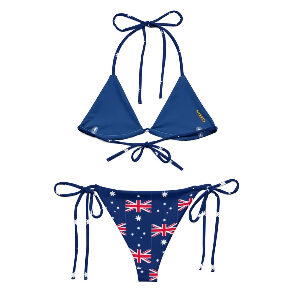 Women's Aussie Flag All-Over Bikini product image (3)