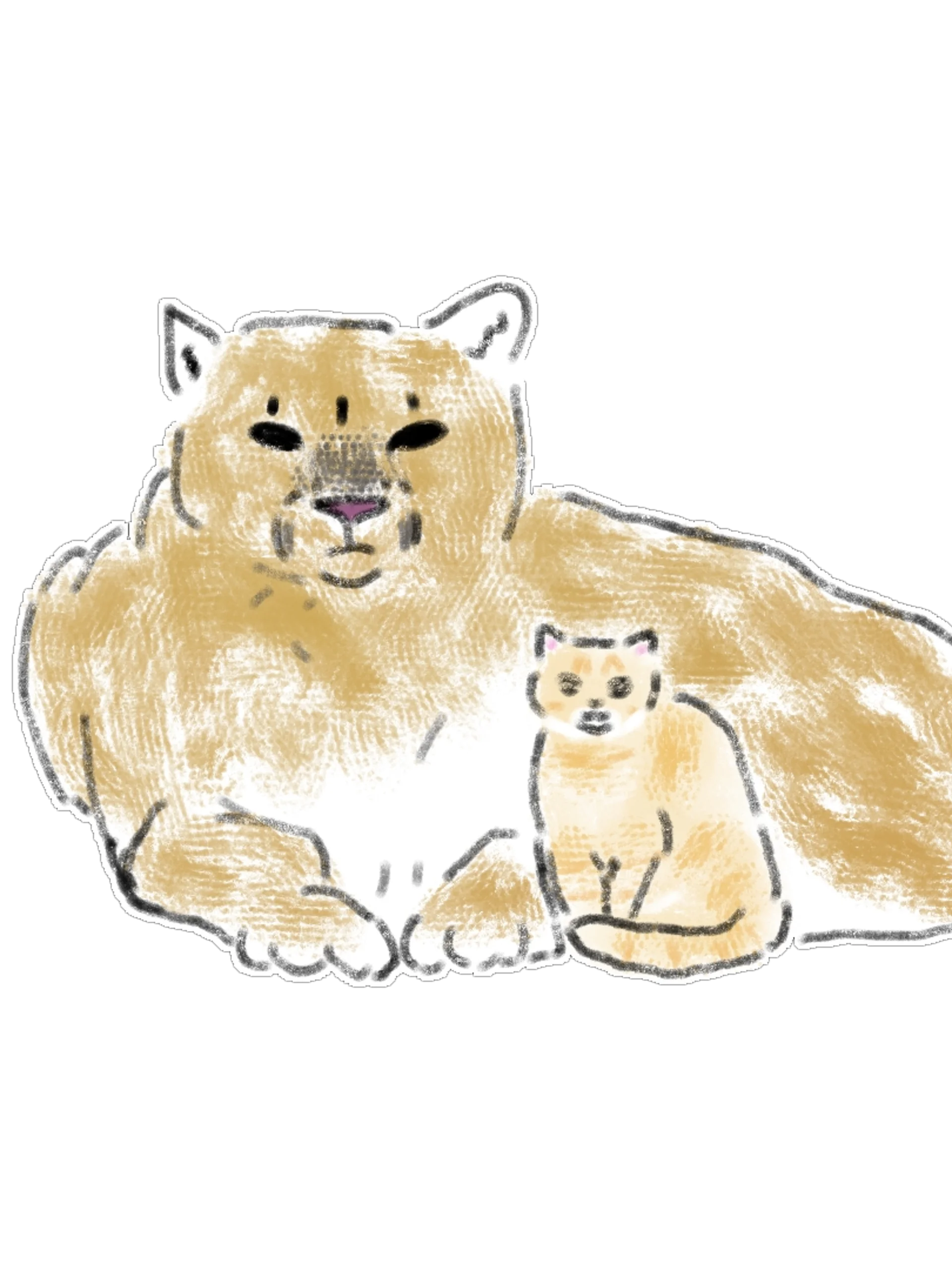 15 Hand-Drawn Animal Friends PNG Clipart Bundle product image (3)
