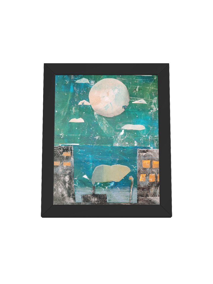 The Silent City (Framed Poster) product image (1)