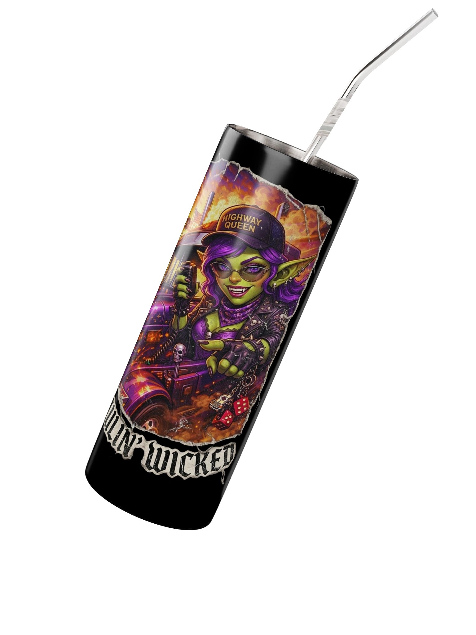 Haulin Wicked Stainless Steel Tumbler product image (2)