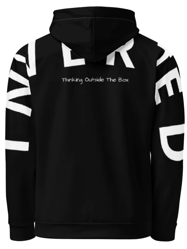 Black Inverted Ink Sleeve Sweat Shirt With Cherry Blossom product image (10)