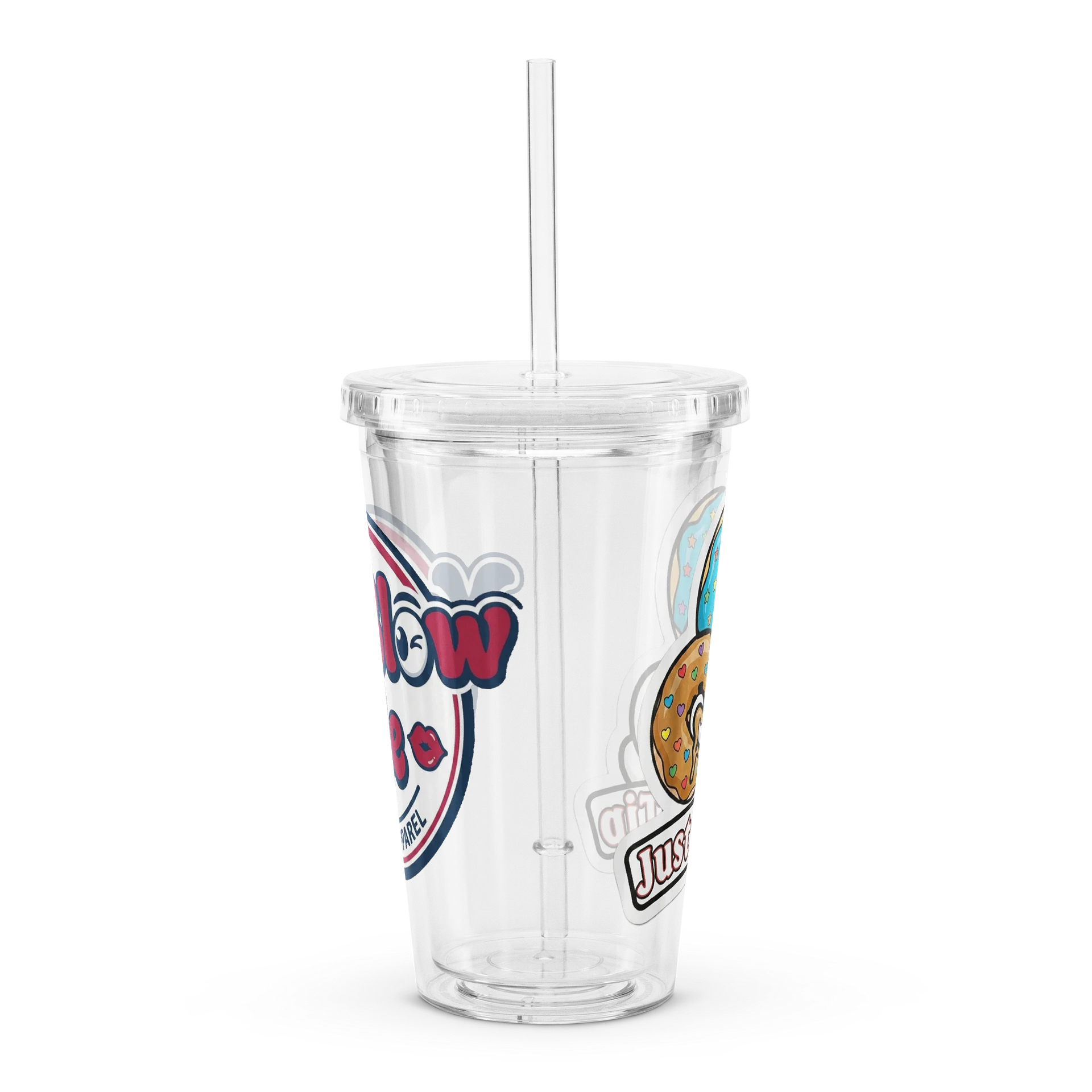 Just The Tip - Custom Double Wall Clear Plastic Tumbler product image (1)