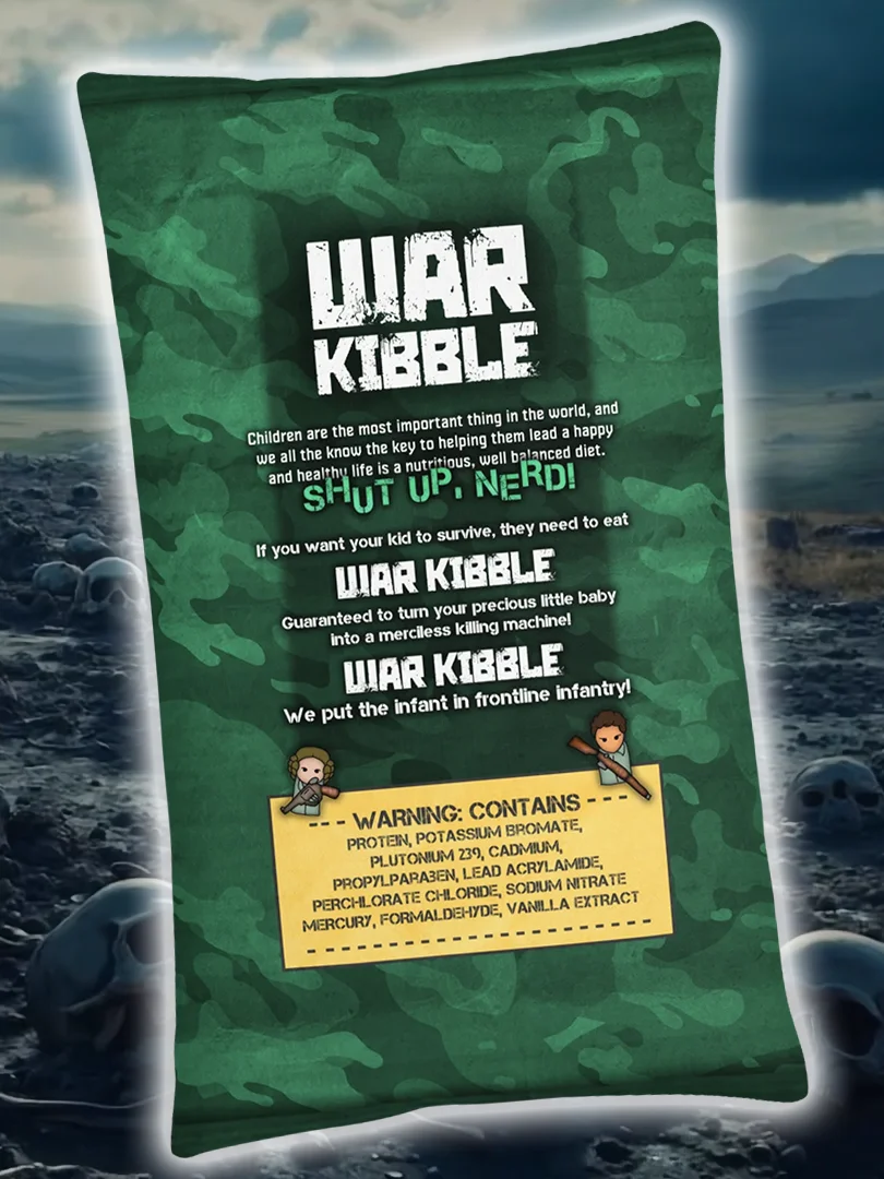 War Kibble Pillow product image (2)