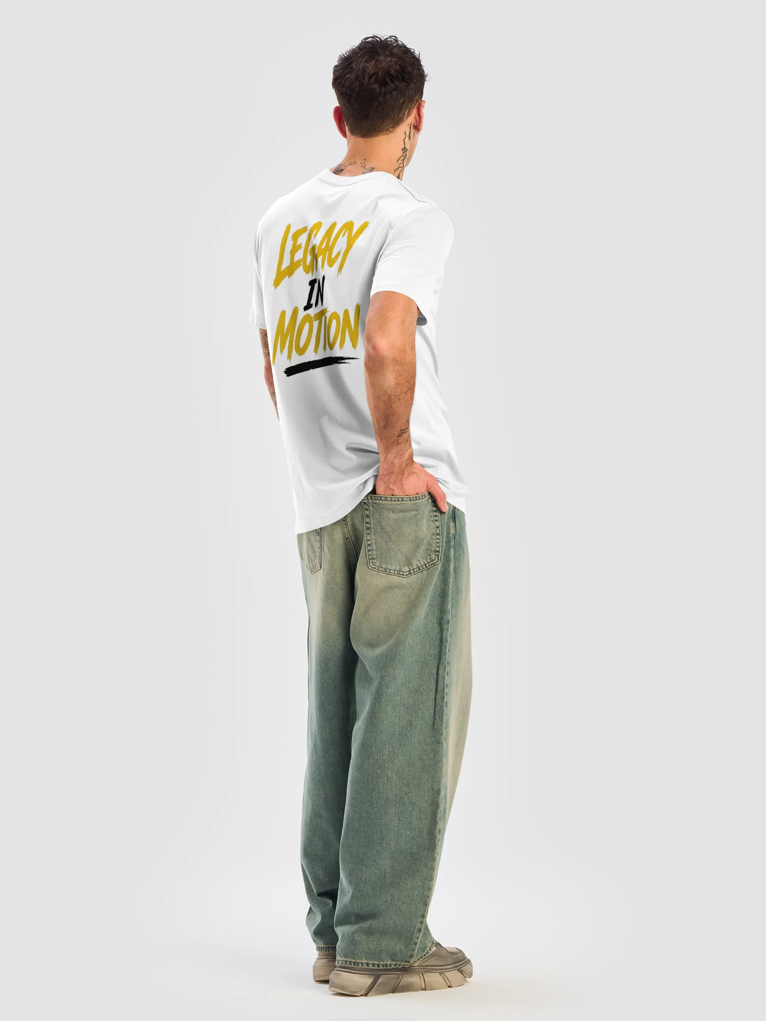 Stevie Stone GOAT TALK - Legacy in Motion White tee product image (7)