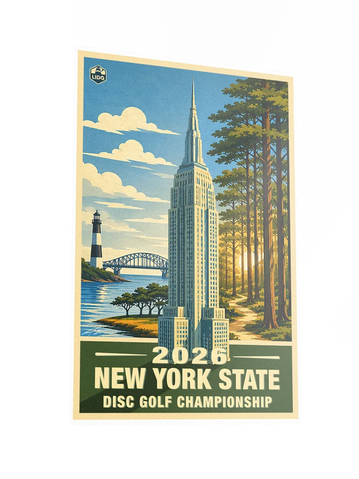 New York State Disc Golf Championship – Poster product image (2)