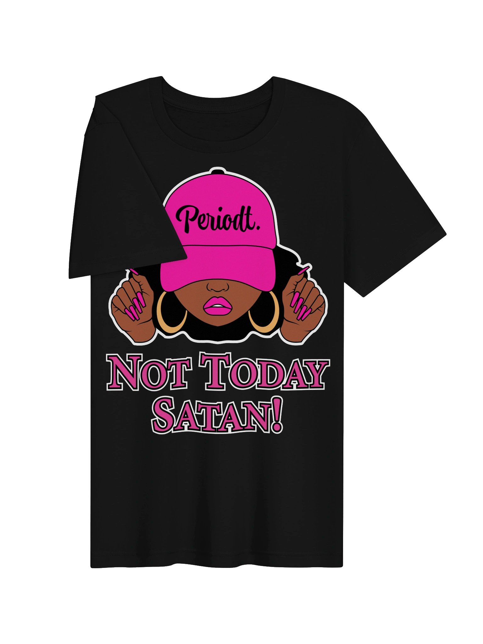 Not Today Satan V1, Drk T-Shirt product image (3)