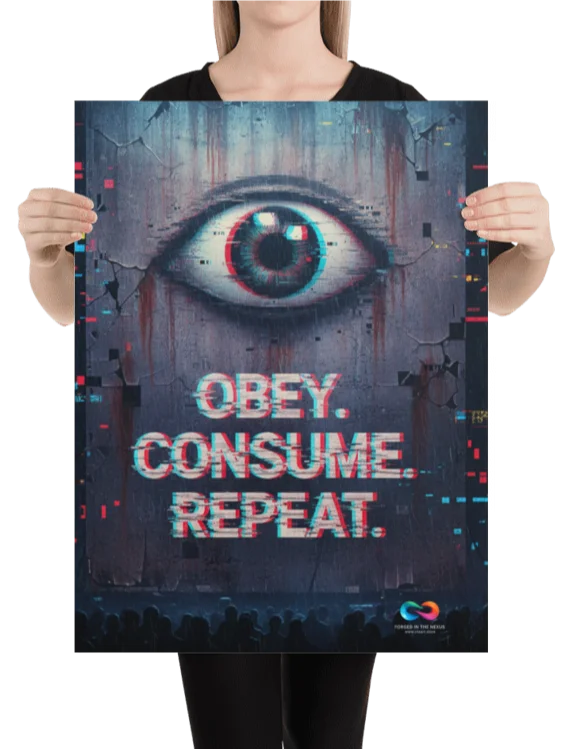 CINEMATIC ART POSTER – DYSTOPIAN GLITCH #014 product image (2)