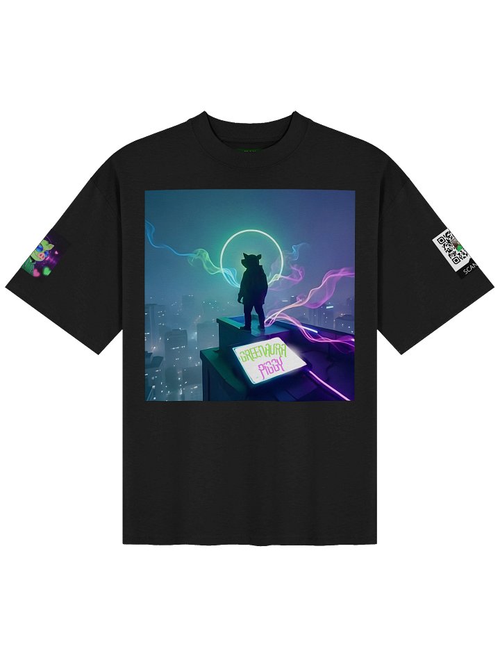 GREEN AURA PIGGY SHIRT product image (1)