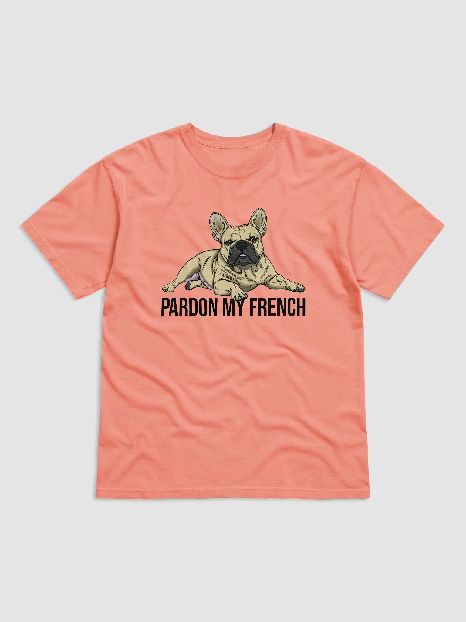 Pardon My French T-Shirt of a French Bulldog | Funny T-Shirt for Frenchie Owners product image (1)