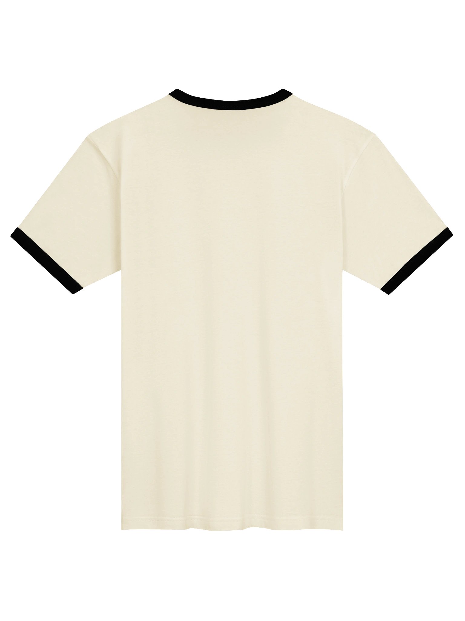 Top Will ™ Cream & Purple-Black Unisex Ringer T-Shirt product image (2)